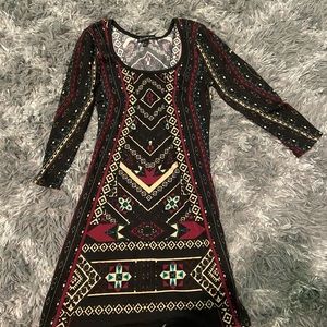 Tight sweater dress